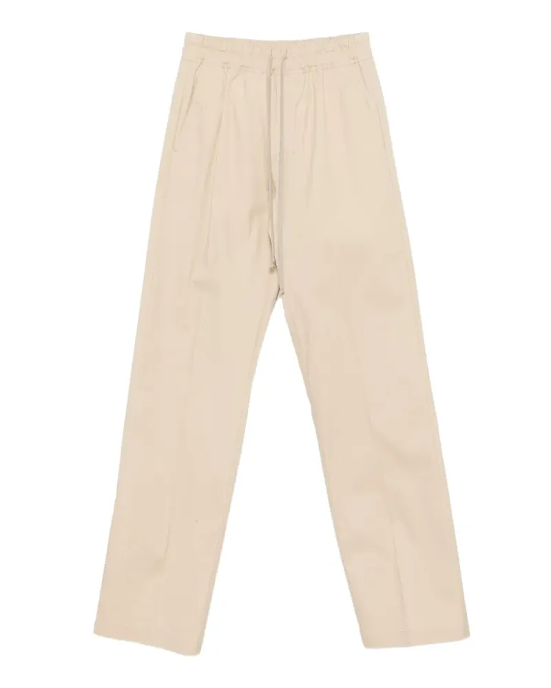 Rick Owens drawstring-fastening flap-pocket trousers - Nude Nude