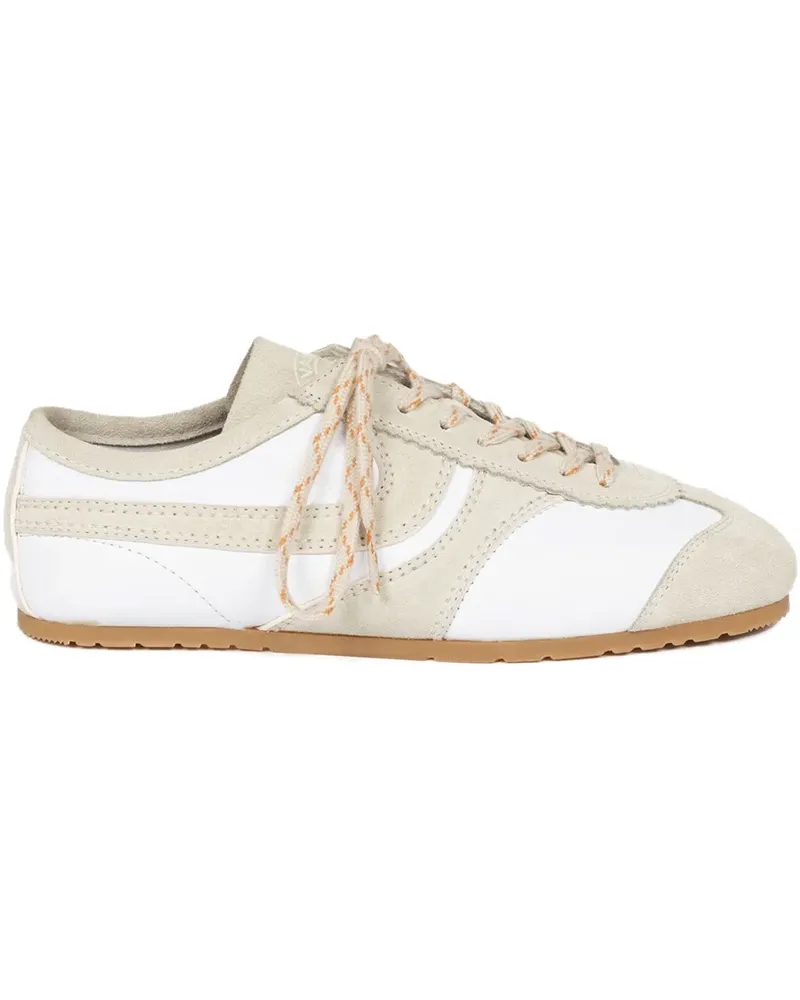 Dries van Noten Sneakers mit Wildledereinsätzen - Weiß Weiß