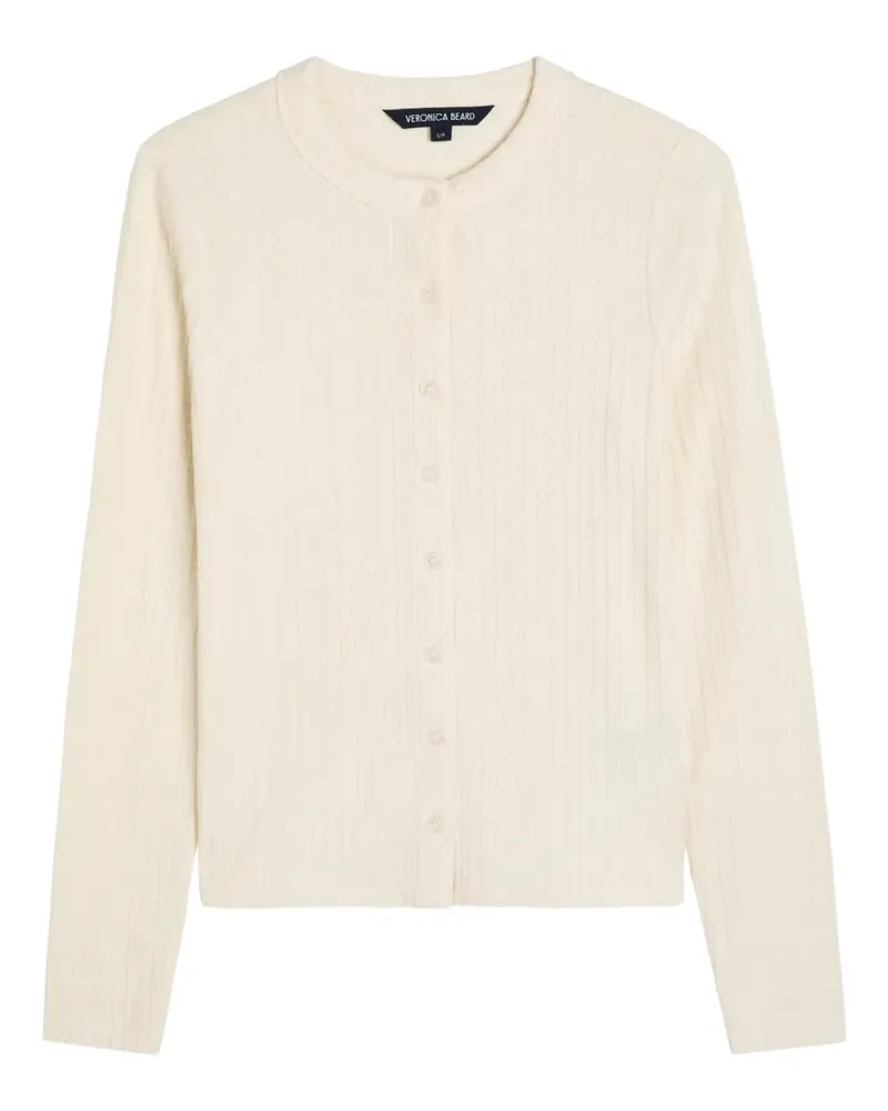 Veronica Beard Lira button-fastening cardigan - Nude Nude