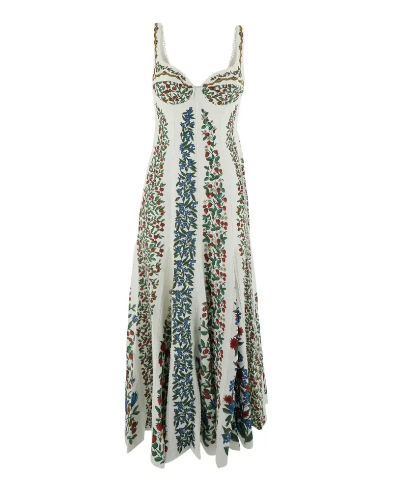 FARM Rio floral maxi dress - Weiß Weiß