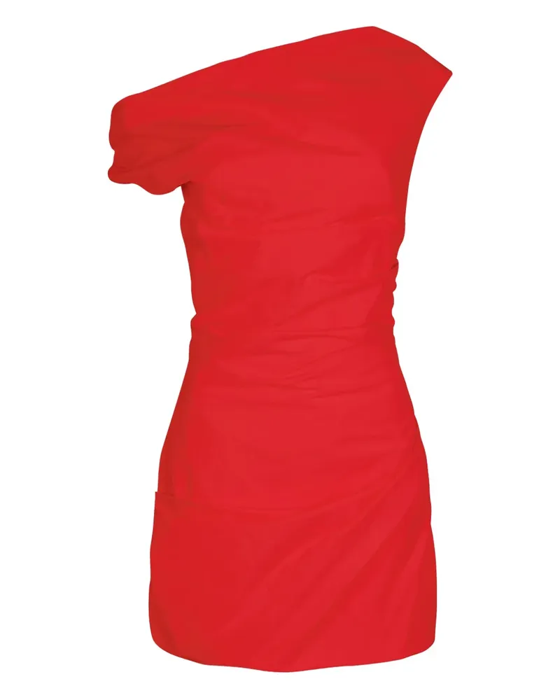 Paris Georgia Schulterfreies Remmy Minikleid - Rot Rot