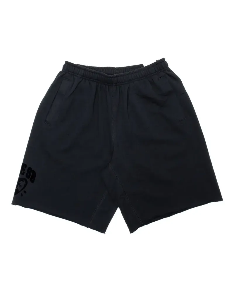 Nike Ungesäumte Joggingshorts - Schwarz Schwarz