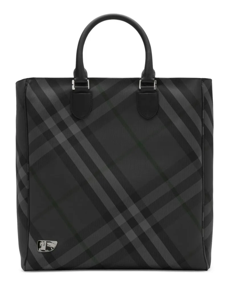 Burberry Grid Tote Bag - Grau Grau