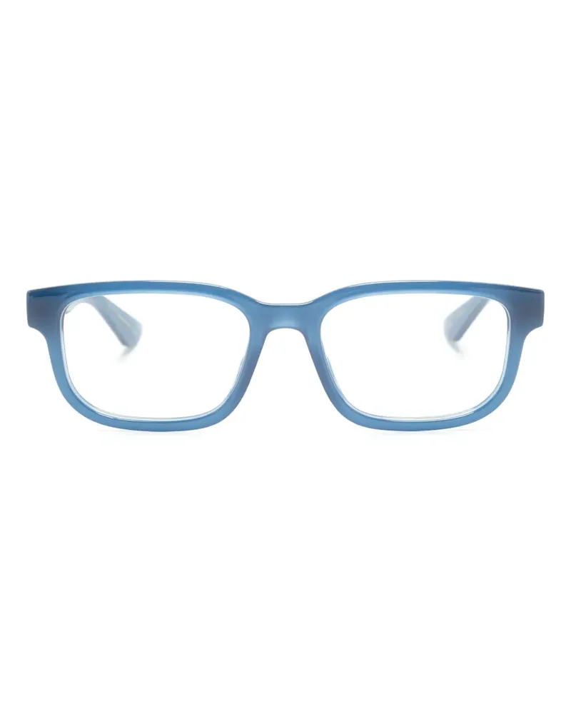 Gucci Brille mit eckigem Gestell - Blau Blau