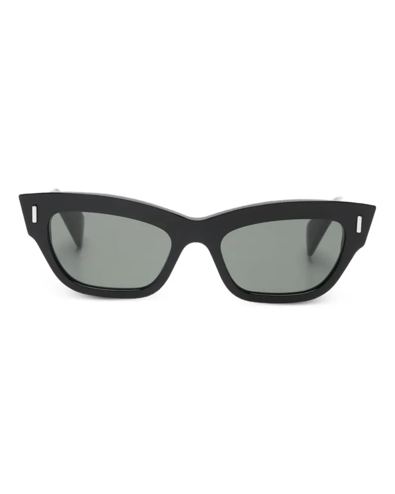 Alexander McQueen Sonnenbrille mit Cat-Eye-Gestell - Schwarz Schwarz