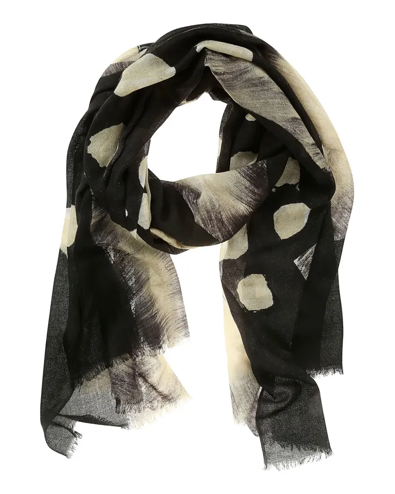 Alpha Industries Schal mit abstraktem Print - Schwarz Schwarz