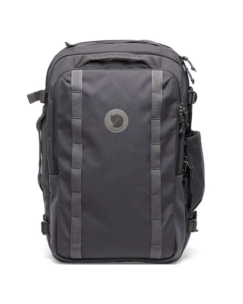 Fjäll Räven Färden zip webbing backpack - Schwarz Schwarz