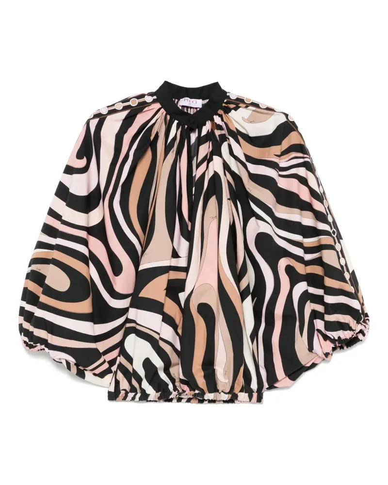 Emilio Pucci Sweatshirt mit Print - Schwarz Schwarz