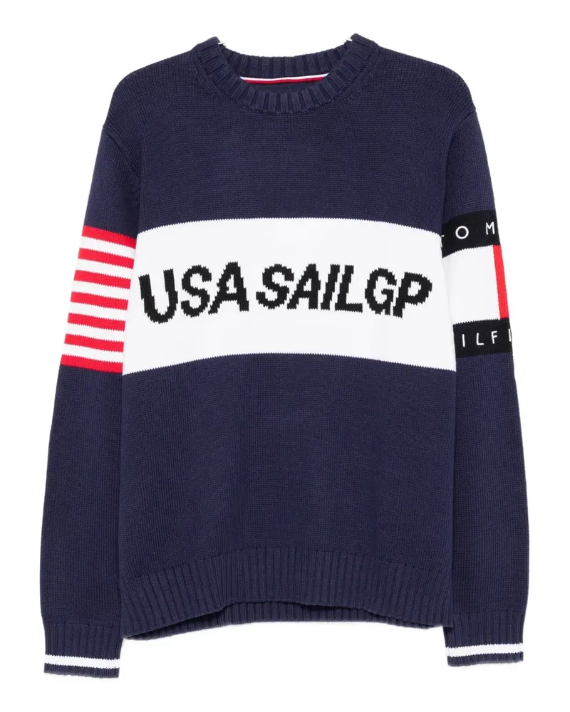 Tommy Hilfiger x Sail GP USA Pullover - Blau Blau