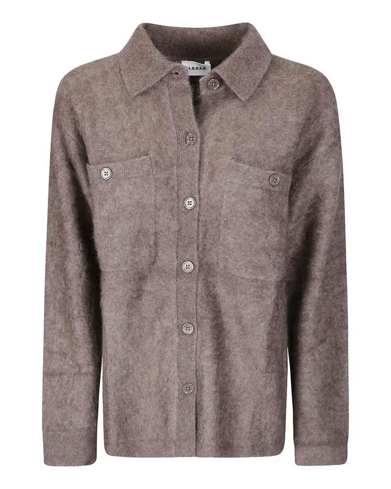 P.A.R.O.S.H. P.A.R.O H. Geknöpfter Cardigan - Braun Braun