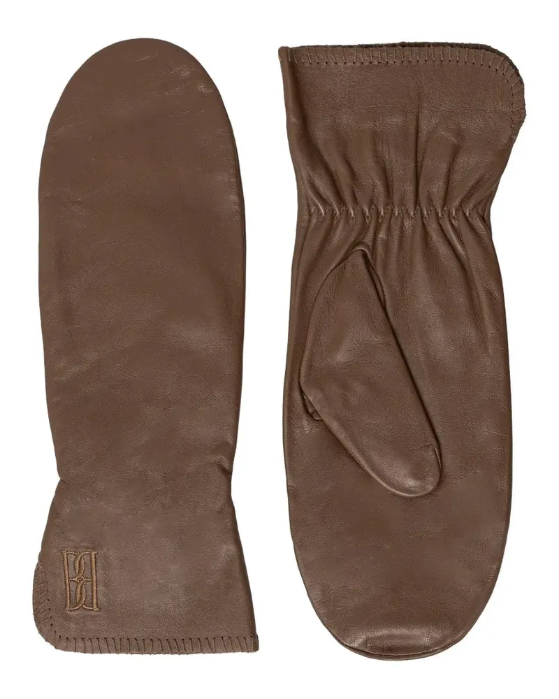 By Malene Birger Bestickte Handschuhe - Braun Braun