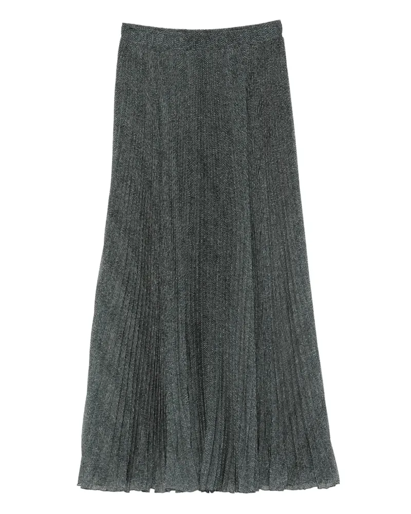 Ermanno Scervino Rock mit Fischgrätenmuster - Schwarz Schwarz