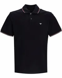 Emporio Armani Poloshirt mit Logo-Stickerei Blau