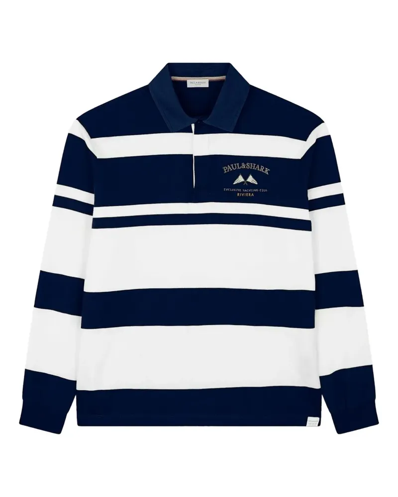 Paul & Shark Gestreiftes Poloshirt - Blau Blau