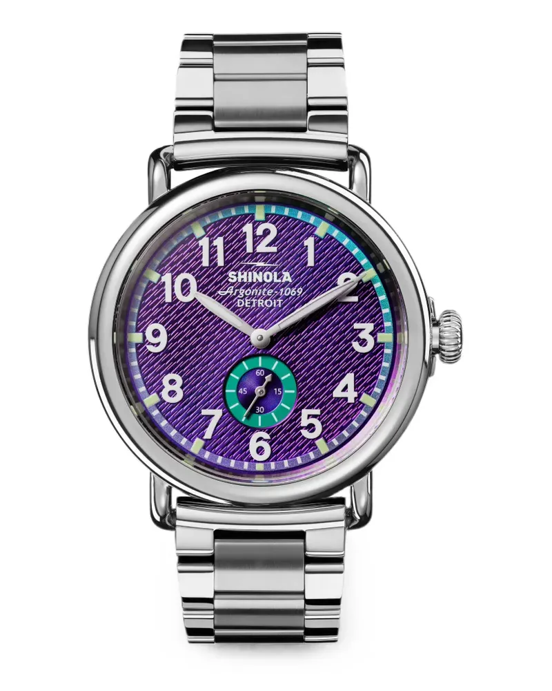 SHINOLA Runwell Sub Second Armbanduhr 41mm - Violett Violett