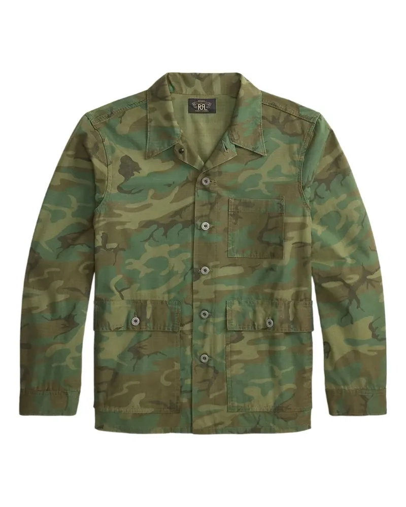 Ralph Lauren Camouflage Hemd mit Tasche - Grün Grün