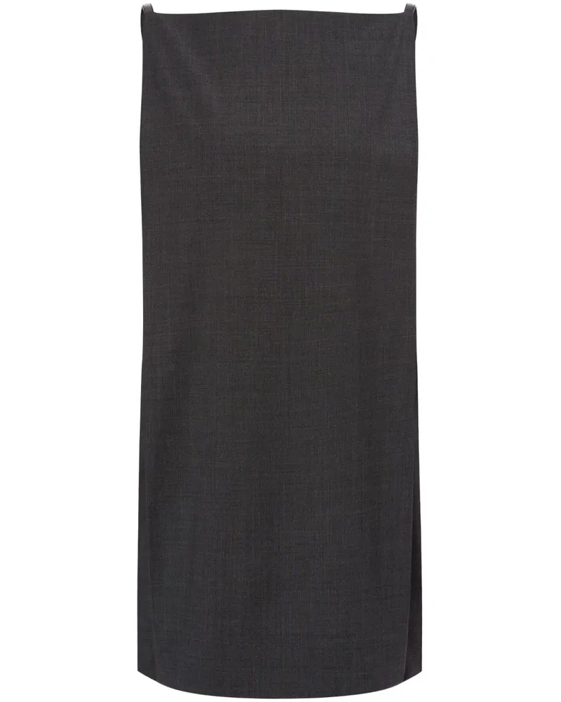 Philosophy Di Lorenzo Serafini Kleid mit weitem Ausschnitt - Grau Grau