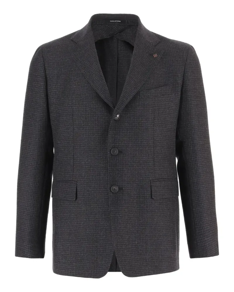 Tagliatore houndstooth wool blazer - Grau Grau