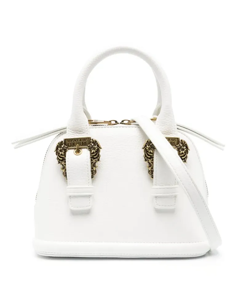 Versace Jeans Schultertasche mit Schnalle - Weiß Weiß