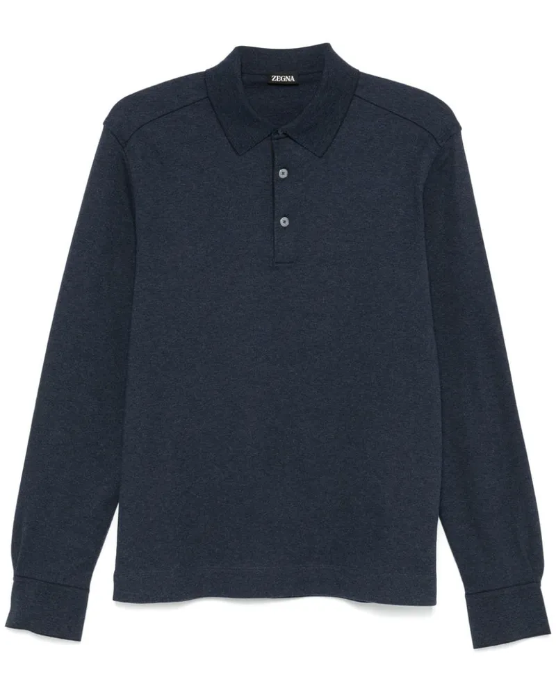 Ermenegildo Zegna Poloshirt aus Jersey - Blau Blau