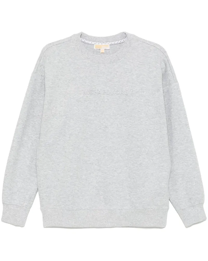 Michael Kors Sweatshirt mit Logo-Prägung - Grau Grau