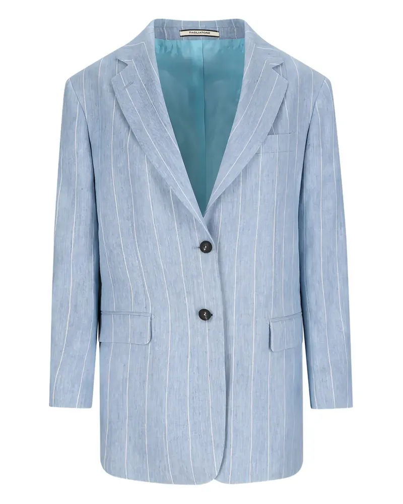 Tagliatore Sakko mit Nadelstreifen - Blau Blau