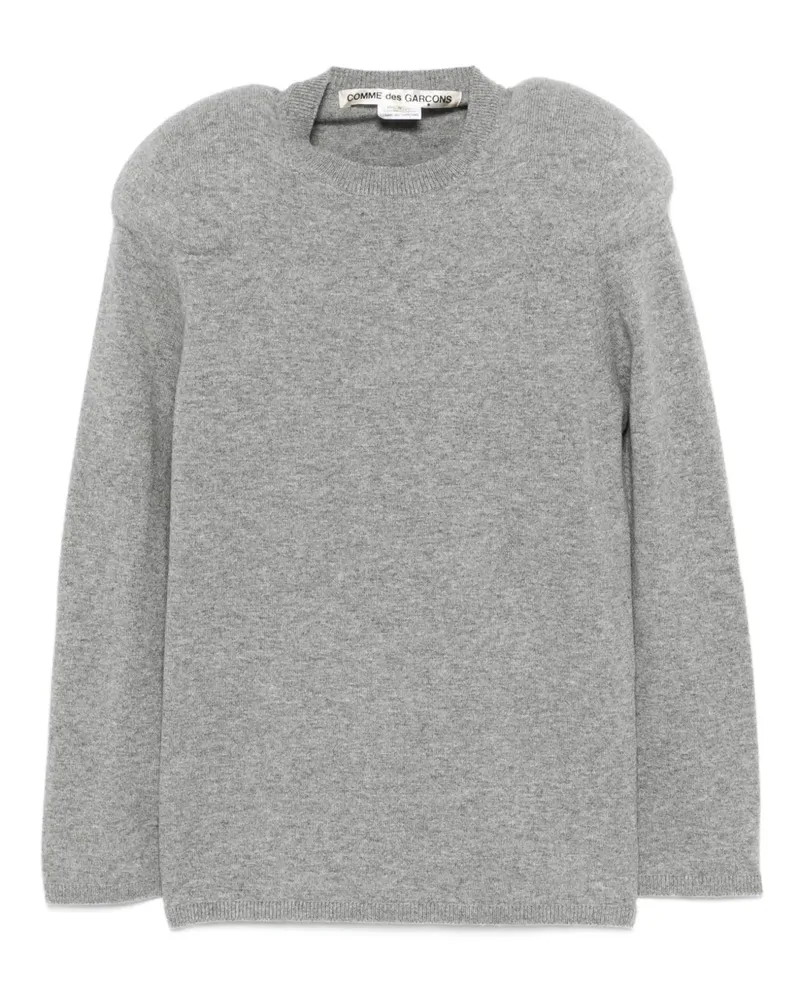 Comme des Garçons Pullover mit gepolsterten Schultern - Grau Grau