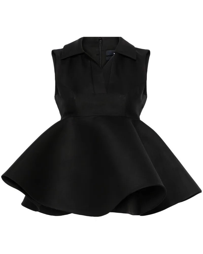 Jacquemus Spalla Bluse - Schwarz Schwarz