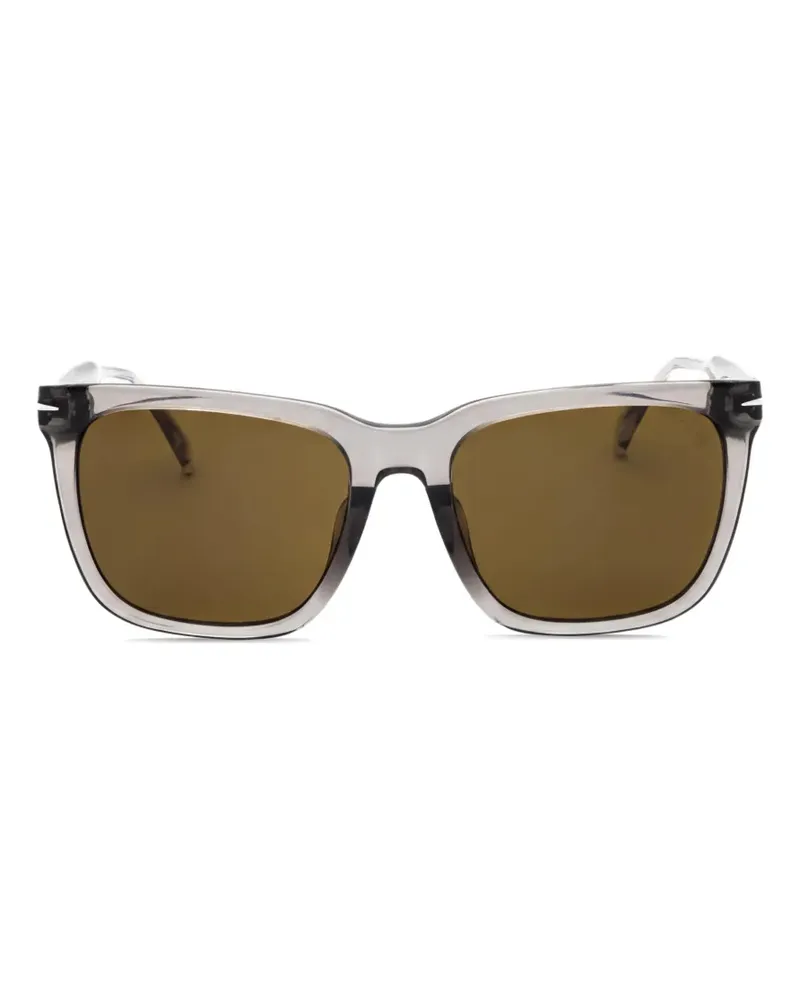 EYEWEAR by DAVID BECKHAM Sonnenbrille mit eckigem Gestell - Grau Grau
