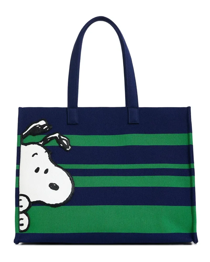 Essentiel Peanuts™ striped graphics tote bag - Blau Blau