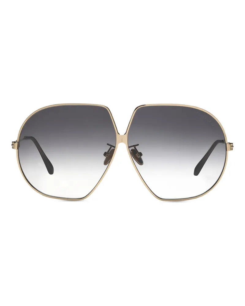 Tom Ford Sonnenbrille mit Butterfly-Gestell - Gold Gold