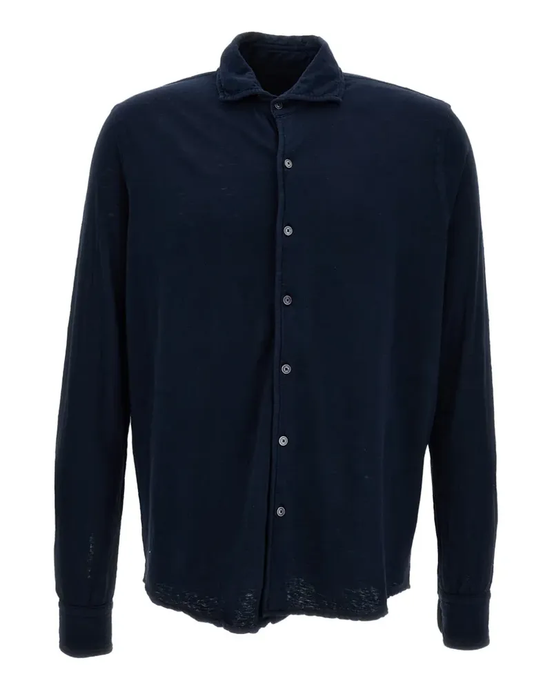 Original Vintage Style Geknöpftes Hemd - Weiß Weiß