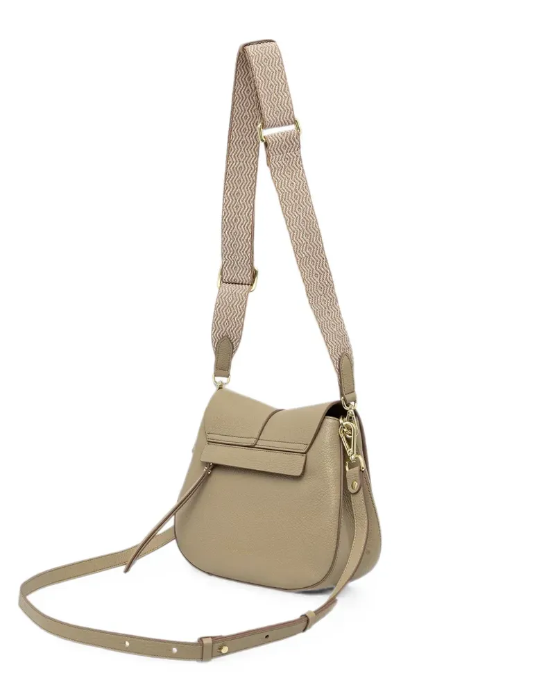 Gianni Chiarini medium Helena Round grained cross body bag - Nude Nude