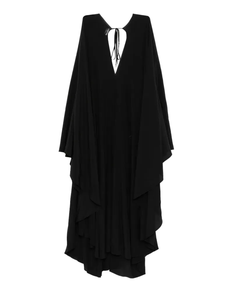 Tom Ford Asymmetrisches Kleid mit V-Ausschnitt - Schwarz Schwarz