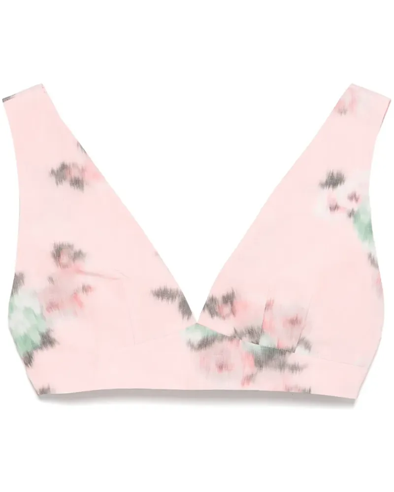 Philosophy Di Lorenzo Serafini Top mit Blumen-Print - Rosa Rosa
