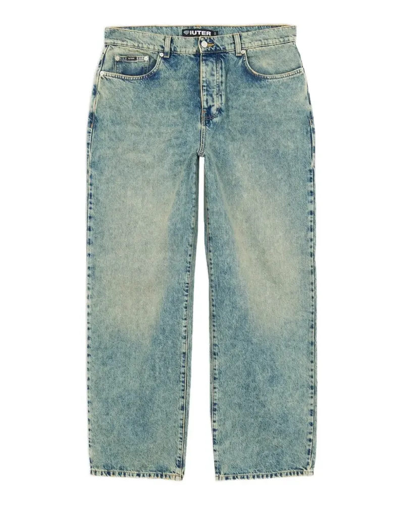 Iuter baggy denim trousers - Blau Blau