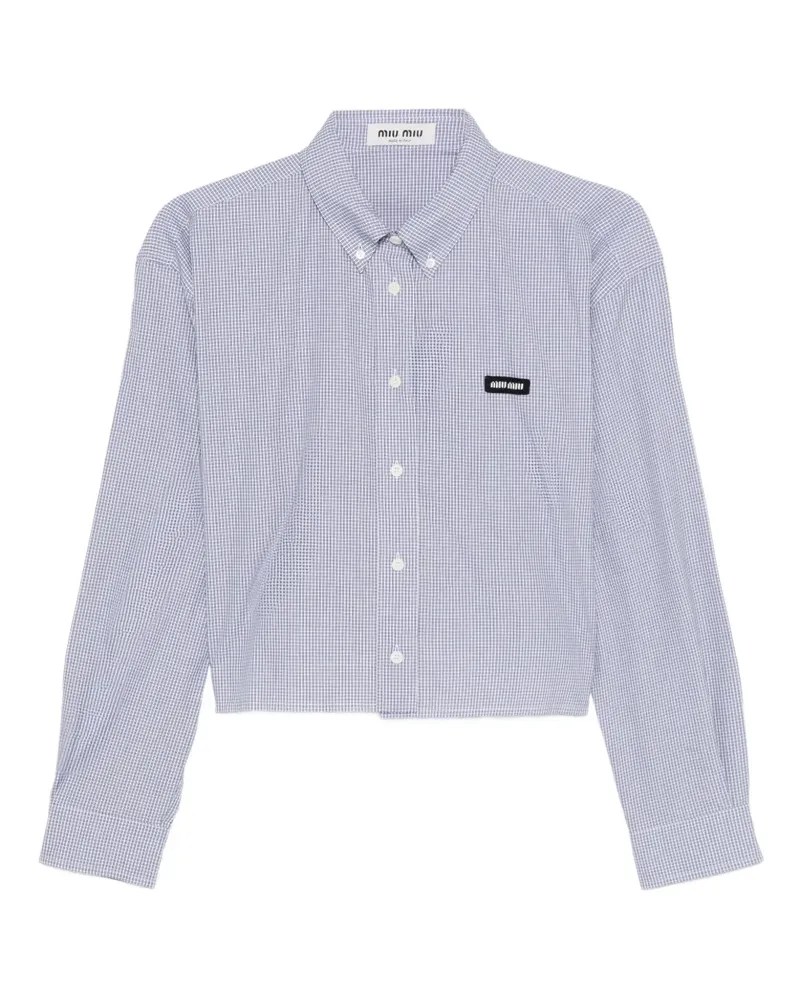 Miu Miu button-fastening shirt - Blau Blau
