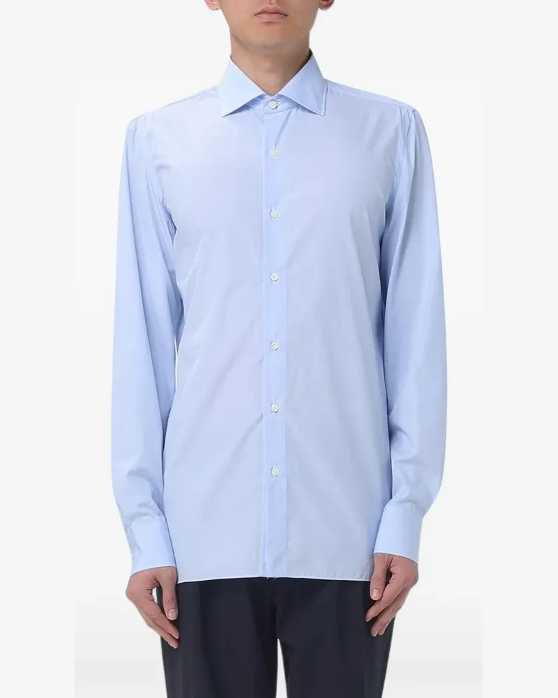 Luigi Borrelli button-up shirt - Blau Blau