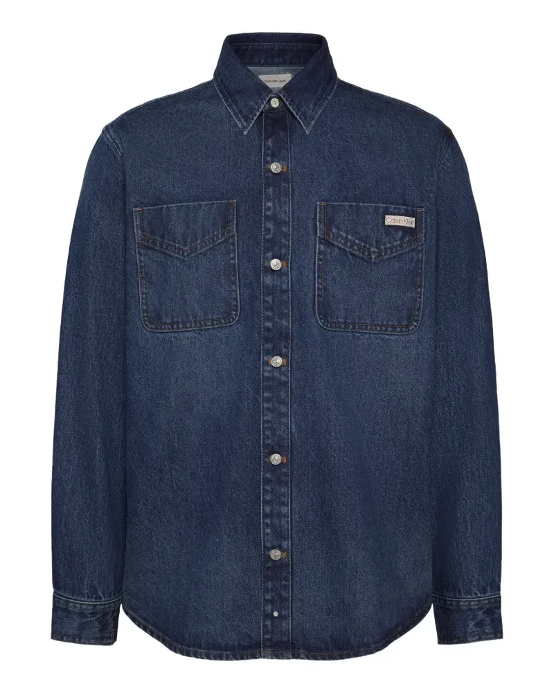 Calvin Klein 90 denim shirt jacket - Blau Blau