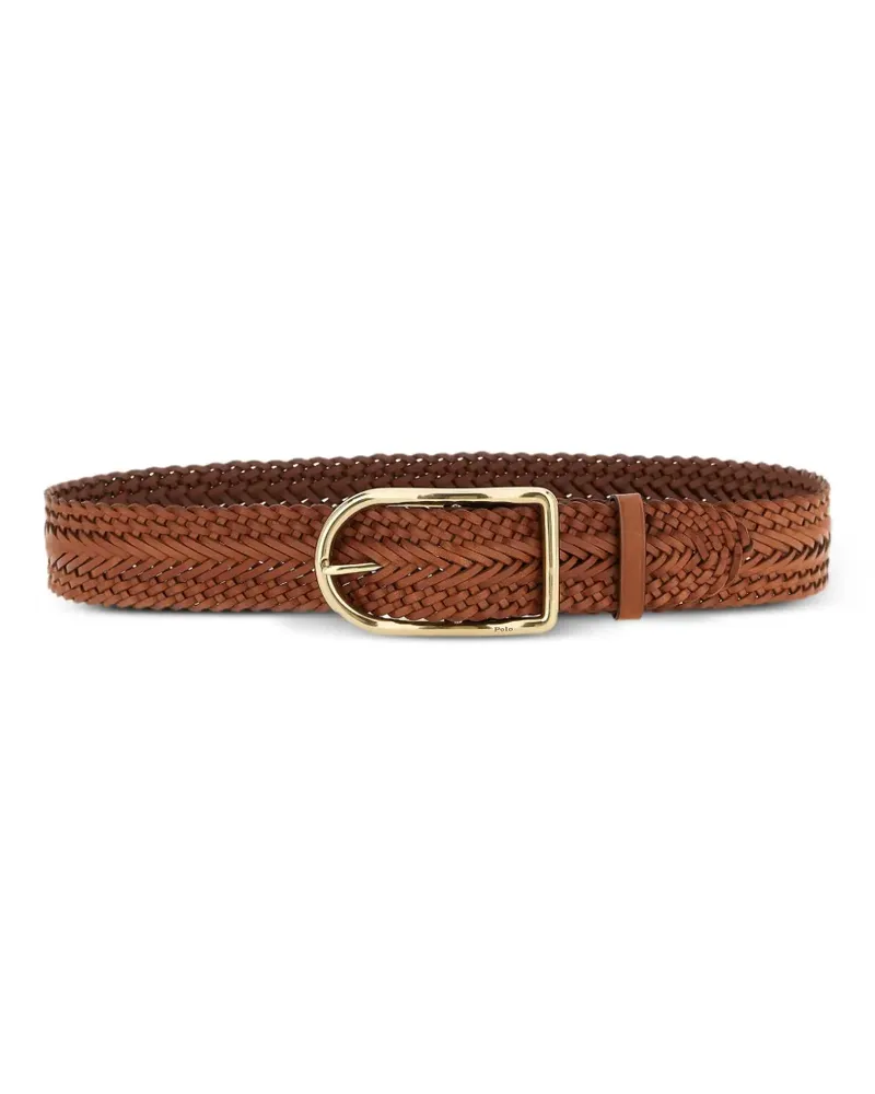 Ralph Lauren braided buckle belt - Braun Braun