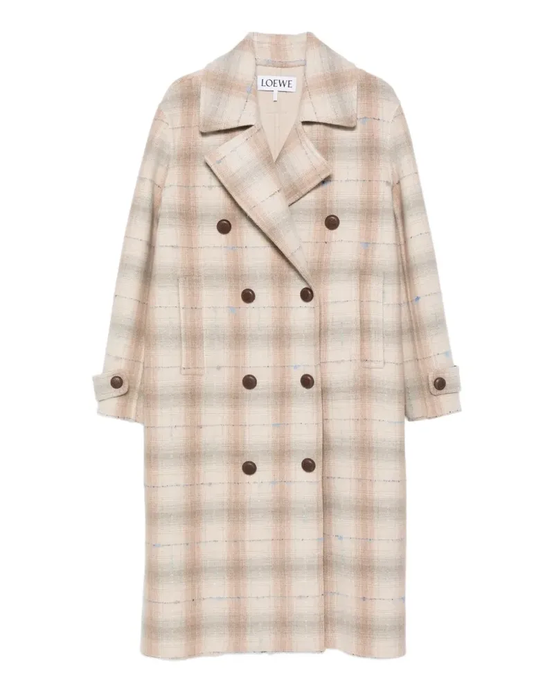 Loewe Karierte Cabanjacke - Nude Nude