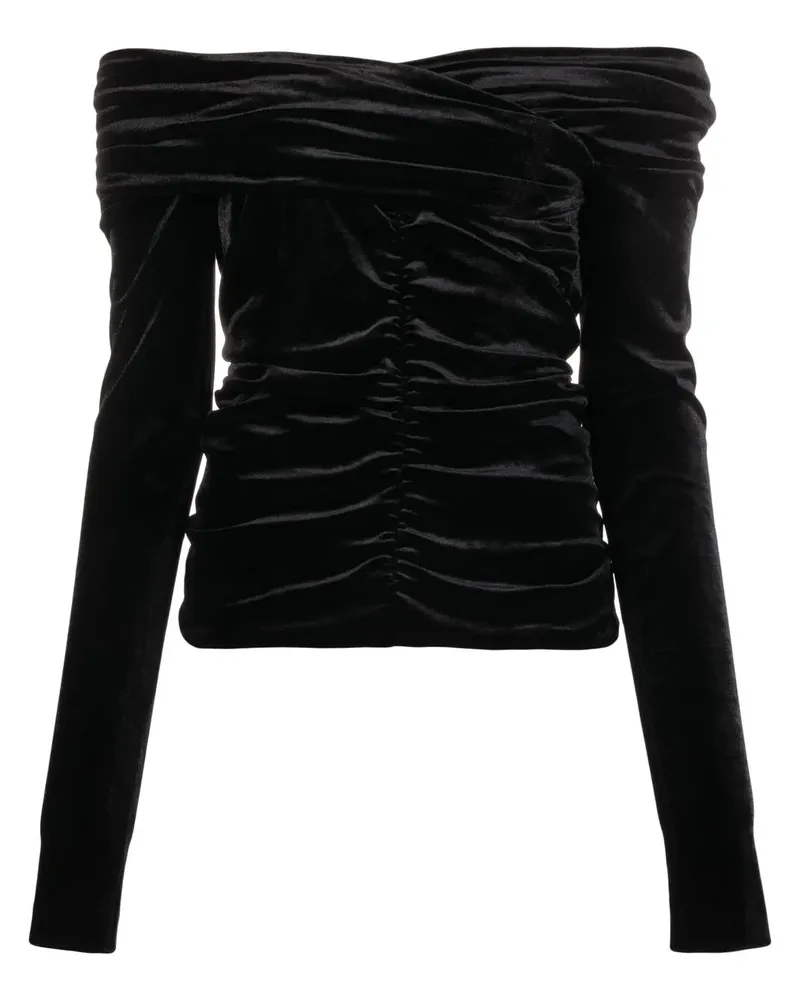 Philosophy Di Lorenzo Serafini Oberteil mit V-Ausschnitt - Schwarz Schwarz