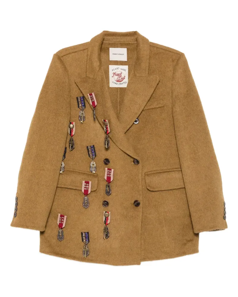 Front Street 8 Klassische Cabanjacke - Braun Braun