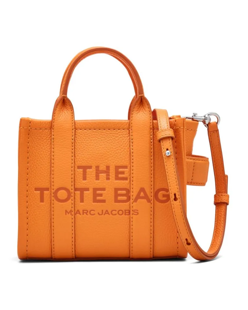 Marc Jacobs The Leather Crossbody Tote Tasche - Orange Orange