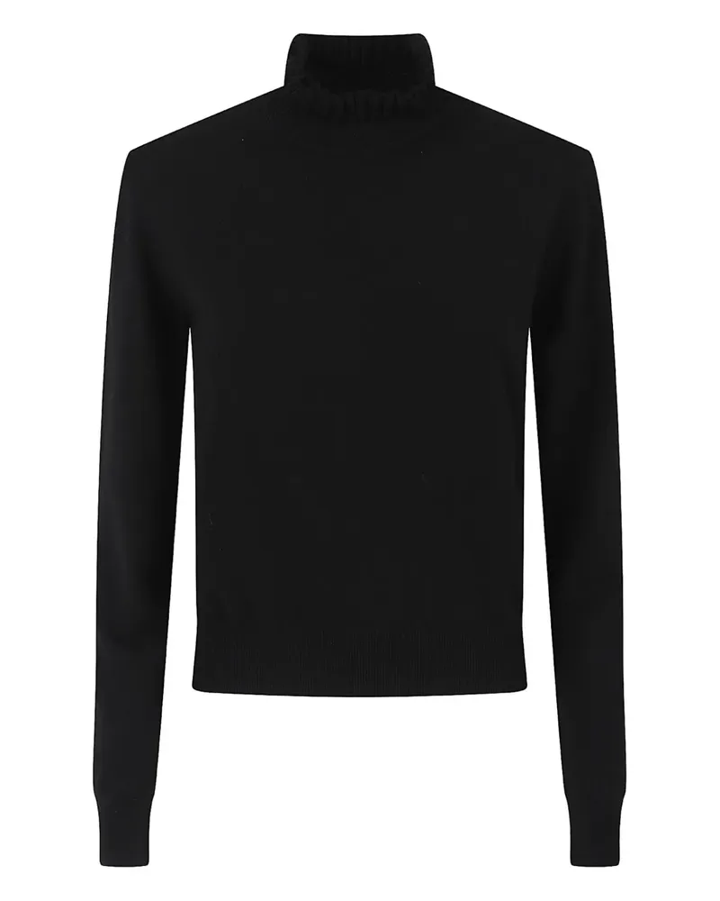 Alexander McQueen ribbed-trim sweater - Schwarz Schwarz