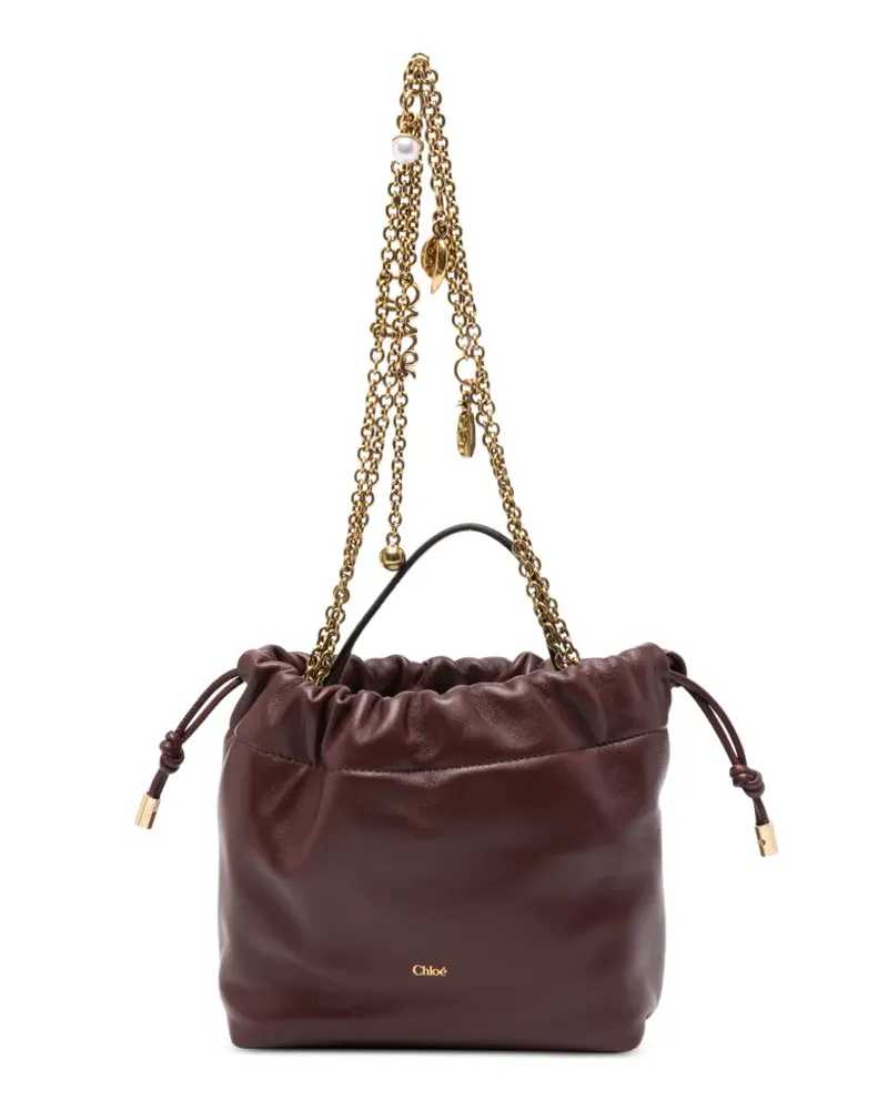 Chloé Icons Schultertasche mit Kettenriemen - Rot Rot