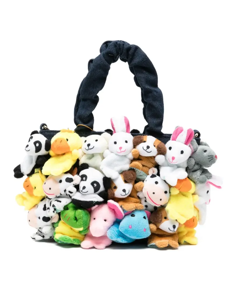 La Milanesa Toys handle tote bag - Blau Blau