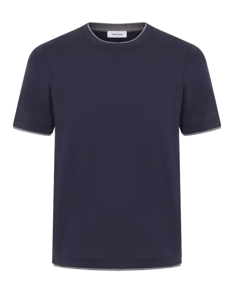 Gran Sasso short-sleeved T-shirt - Blau Blau