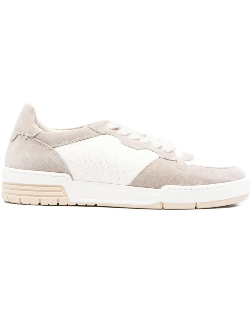 Eleventy Sneakers mit Wildledereinsätzen - Weiß Weiß