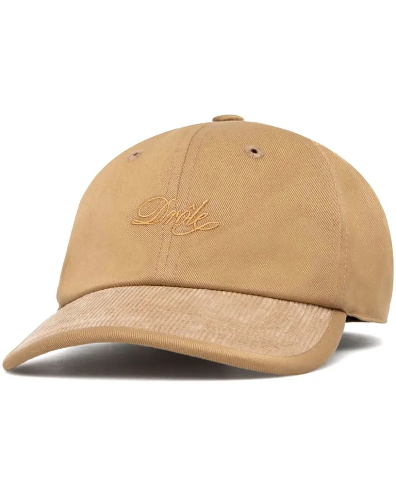 Drôle de Monsieur Baseballkappe mit Logo-Stickerei - Braun Braun